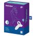 Satisfyer Bold Lover - vibrador impermeable con batería (blanco)