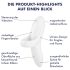 Satisfyer Bold Lover - vibrador impermeable con batería (blanco)