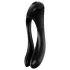 Satisfyer Candy Cane - vibrador doble recargable impermeable silicona negro