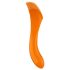 Satisfyer Candy Cane - vibrador recargable impermeable doble - color naranja