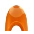 Satisfyer Candy Cane - vibrador recargable impermeable doble - color naranja