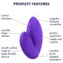 Satisfyer Love Riot - Recargable, resistente al agua, vibrador de dedo (lila)