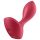 Satisfyer Backdoor Lover - Vibrador Anal Recargable e Impermeable (Rojo)