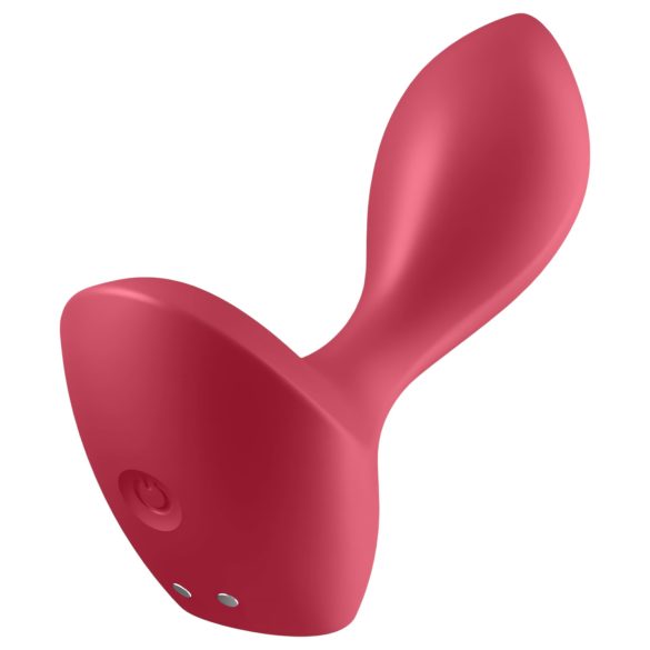 Satisfyer Backdoor Lover - Vibrador Anal Recargable e Impermeable (Rojo)
