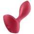 Satisfyer Backdoor Lover - Vibrador Anal Recargable e Impermeable (Rojo)