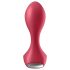 Satisfyer Backdoor Lover - vibrador anal recargable impermeable silicona rojo