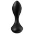 Satisfyer Backdoor Lover - Vibrador anal recargable e impermeable (negro)