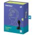Satisfyer Backdoor Lover - Vibrador anal recargable e impermeable (negro)