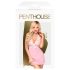 Penthouse - conjunto lencería de encaje halter - rosa - M/L