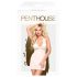 Penthouse Sweet & Spicy - conjunto de encaje con tiras al cuello (blanco) - L/XL
