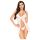 Penthouse After Sunset - babydoll transparente y tanga - blanco - M/L