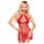 Penthouse - Babydoll y tanga de encaje rojo - M/L
