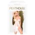 Penthouse Sweet Beast - conjunto babydoll con encaje - blanco - M/L