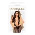 Penthouse Forbidden Fruit - mono abierto - encaje - negro - XL