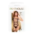 Penthouse Fatal Look - conjunto lencería de red - negro - XL