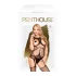 Penthouse - conjunto sexy de red completamente abierto - negro