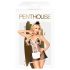 Penthouse - Disfraz de sirvienta sexy 3 piezas - negro y blanco - L/XL