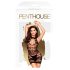 Penthouse - vestido ajustado lencería cuello alto - negro