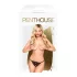 Penthouse - tanga abierto de encaje con lazo - negro - L/XL