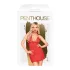 Penthouse - Camisón y tanga sexy - encaje rojo