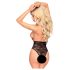 Penthouse Toxic Powder - body de tirantes al cuello - encaje - negro - M/L