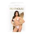 Penthouse - body de red abierto - blanco