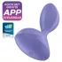Satisfyer Sweet Seal - Vibrador anal controlado por aplicación (morado)