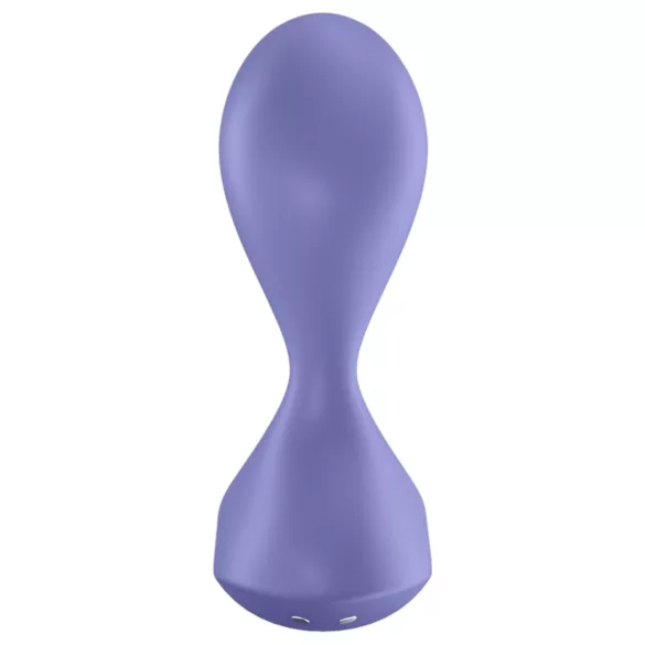 Satisfyer Sweet Seal - Vibrador anal controlado por aplicación (morado)
