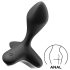 Satisfyer Revolucionario - vibrador anal recargable (negro)