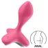Satisfyer Game Changer - consolador anal vibrador recargable - silicona rosa