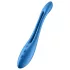 Satisfyer - vibrador para parejas flexible recargable - silicona azul