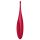 Satisfyer Twirling Fun - Vibrador recargable e impermeable para clítoris (rojo)
