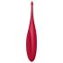 Satisfyer Twirling Fun - Vibrador recargable e impermeable para clítoris (rojo)