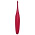 Satisfyer Twirling Fun - Vibrador recargable e impermeable para clítoris (rojo)
