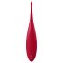 Satisfyer Twirling Fun - Vibrador recargable e impermeable para clítoris (rojo)