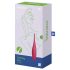 Satisfyer Twirling Fun - Vibrador recargable e impermeable para clítoris (rojo)