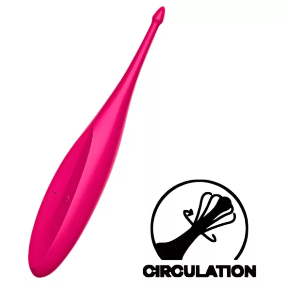 Satisfyer Twirling Fun - vibrador de clítoris recargable impermeable rosa