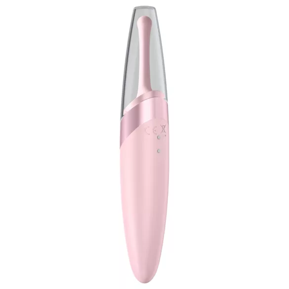 Satisfyer Twirling Delight - vibrador succionador de clítoris impermeable rosa