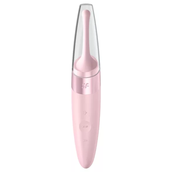 Satisfyer Twirling Delight - vibrador succionador de clítoris impermeable rosa