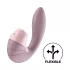 Satisfyer Supernova - estimulador succión y vibrador recargable 2 en 1 - rosa