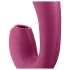 Satisfyer Sunray - vibrador 2 en 1 recargable con ondas de aire (rojo)