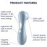 Satisfyer Pro 2 Gen2 - Estimulador de Clítoris por Aire Recargable (Azul)