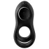 Satisfyer Legendary Duo - anillo vibrador para pene recargable - silicona negra