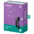 Satisfyer Legendary Duo - anillo vibrador para pene recargable - silicona negra