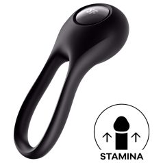   Satisfyer Majestic Duo - anillo para pene recargable e impermeable - negro