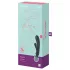 Satisfyer Triple Lover - Vibrador masajeador punto G y clítoris - plata
