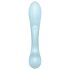 Satisfyer Triple Oh - Vibrador recargable con brazo para clítoris (azul)