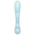 Satisfyer Triple Oh - vibrador recargable con estimulador de clítoris - azul