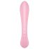 Satisfyer Triple Oh - vibrador rosa con brazo de clítoris recargable