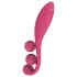 Satisfyer Tri Ball 1 - vibrador multifunción recargable - rojo